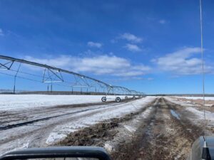 Irrigation Pivot Setup by Neudorf Irrigation in La Crete Northern Alberta