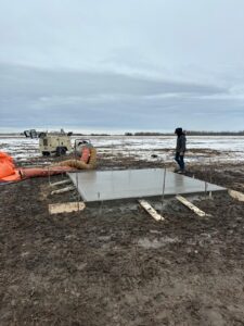 Irrigation Pivot Setup by Neudorf Irrigation in La Crete Northern Alberta