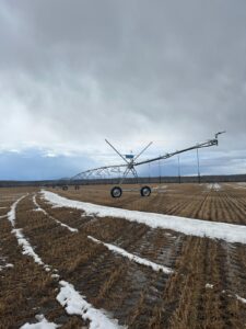 Irrigation Pivot Setup by Neudorf Irrigation in La Crete Northern Alberta