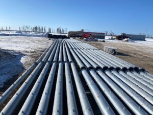 Irrigation Pivot Setup by Neudorf Irrigation in La Crete Northern Alberta