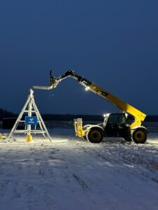 Irrigation Pivot Setup by Neudorf Irrigation in La Crete Northern Alberta