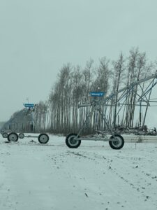 Irrigation Pivot Setup by Neudorf Irrigation in La Crete Northern Alberta