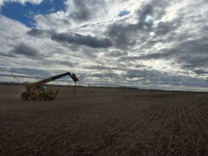 Irrigation Pivot Setup by Neudorf Irrigation in La Crete Northern Alberta