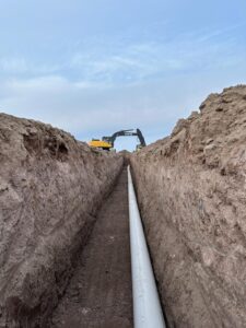 Irrigation Pipe Install by Neudorf Irrigation in La Crete Northern Alberta